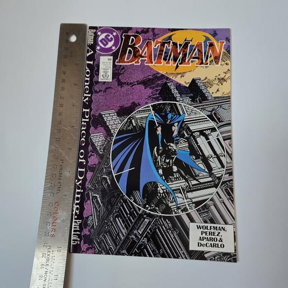 Batman #440 (DC Comics, 1989) "A Lonely Place of Dying" Two Face - Picture 6 of 6